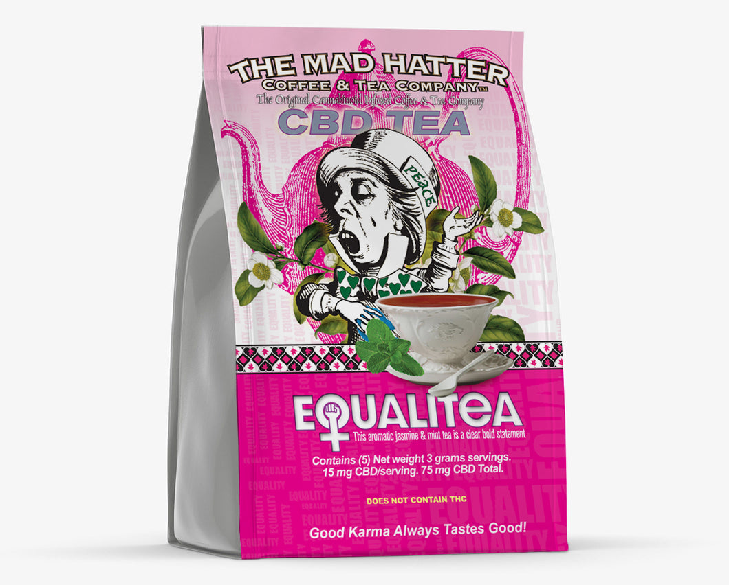 EqualiTea CBD Mushroom Elixir (5) Single Servings, 75 mg CBD Total